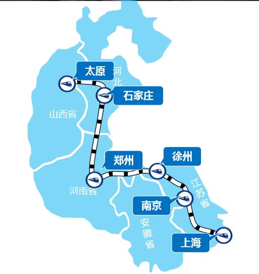 上海—太原線(xiàn)高鐵列車(chē)廣告