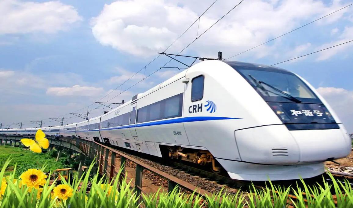 廣深和諧號(hào)高鐵列車廣告